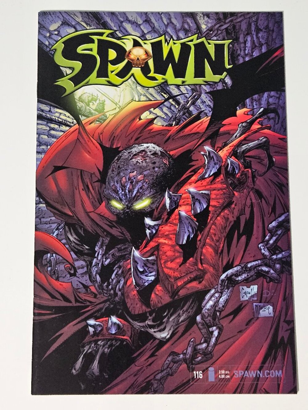 Spawn #116 (Image Comics, 2002) Todd McFarlane Capullo Eddie Frank Redeemer C-34